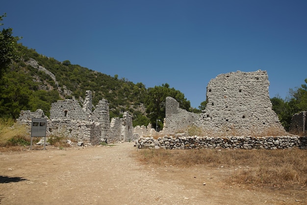 Kumluca Antalya Turkiye의 올림푸스 고대 도시