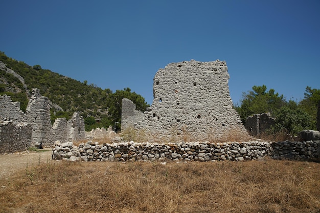 Olympus oude stad in kumluca antalya turkiye