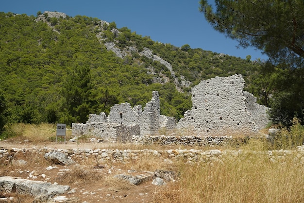 Olympus oude stad in Kumluca Antalya Turkiye