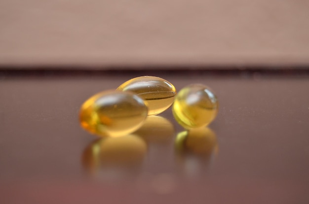 Photo omega 3 capsules