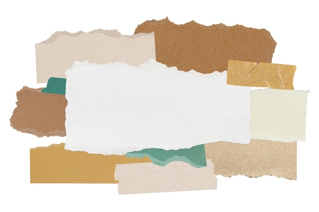 Omgeving png woord sticker typografie gescheurde papier transparante achtergrond