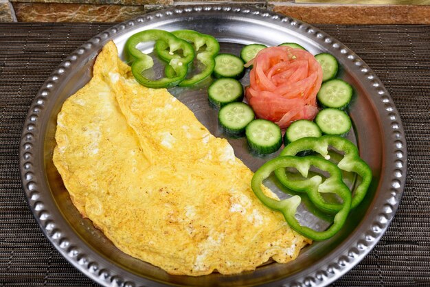 Foto frittata con formaggio