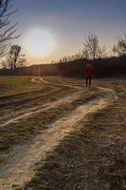 写真 太陽の道で