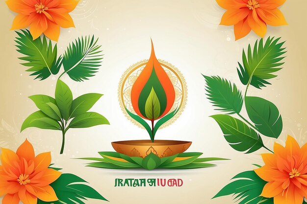 Photo onam festival colour vector illustration