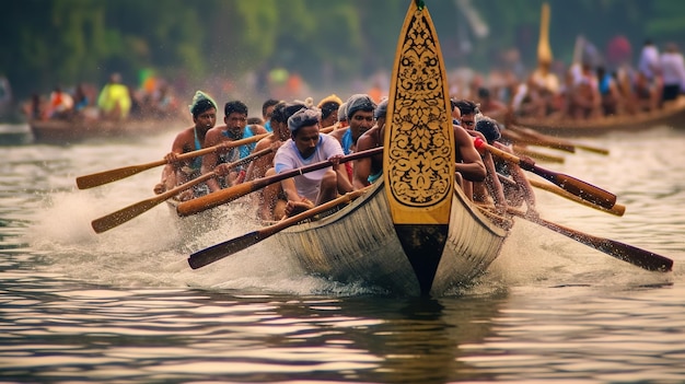 Onam festival Onam boat race Generative ai