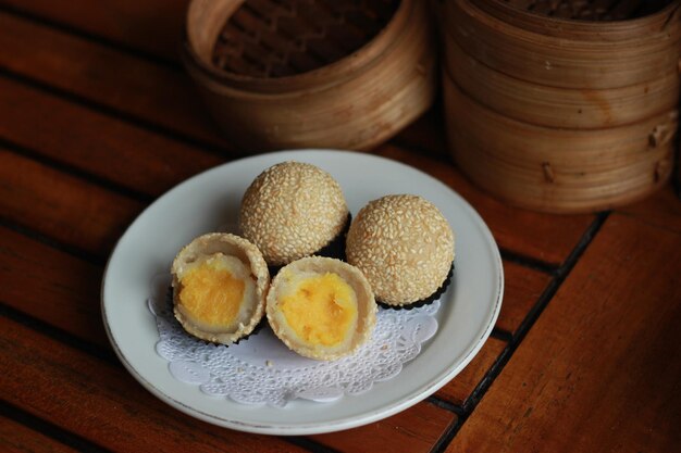 Onde onde Susu Indonesische snack heerlijk eten