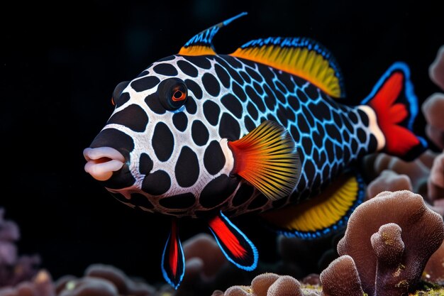 Onder de oppervlakte Clown Triggerfish Charisma