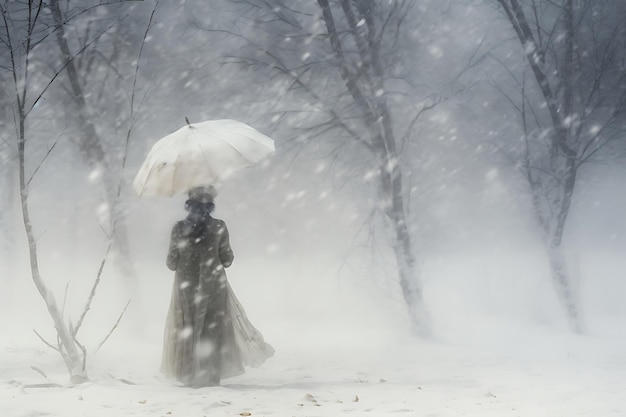 Onder de sneeuwvoil sneeuwstorm foto's