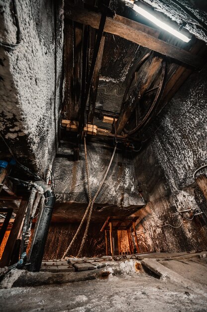 Ondergronds themapark in grote zoutmijn Salina Turda Turda in Roemenië, Transsylvanië Populaire toeristische bestemming