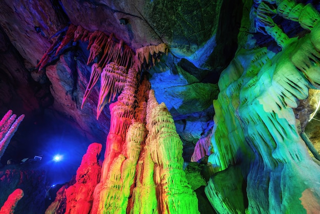 Ondergrondse grotten in Xintai City, China