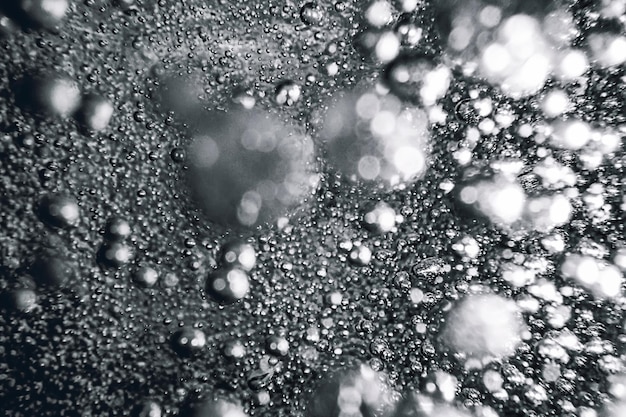 Onderwater bellen Abstracte achtergrond. Luchtbellen in water achtergrond.