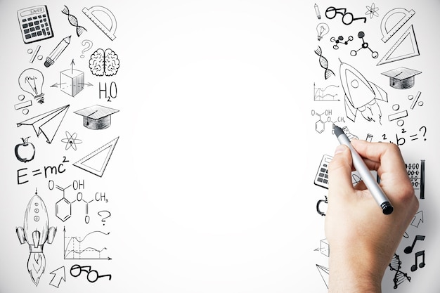 Onderwijs en wetenschap concept