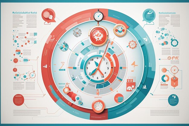 Onderwijs en wetenschap infografie Symbool van wetenschap en onderwijs Moderne onderwijselementen