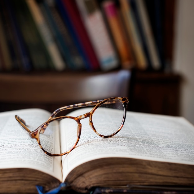 Onderwijs Lezing Boekbibliotheek Concept