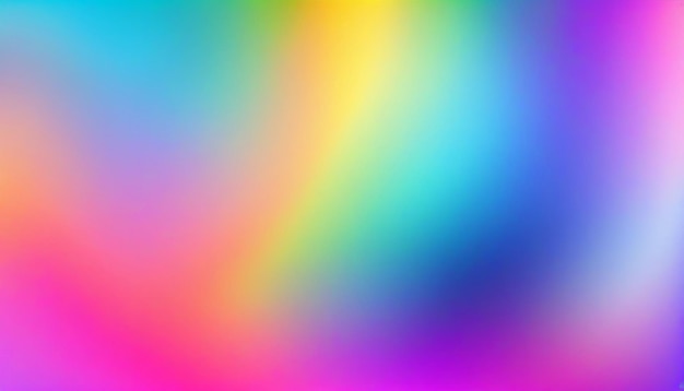 Onduidelijke heldere kleuren mesh achtergrond Kleurige regenbooggradiënt Gloeiende blend banner sjabloon