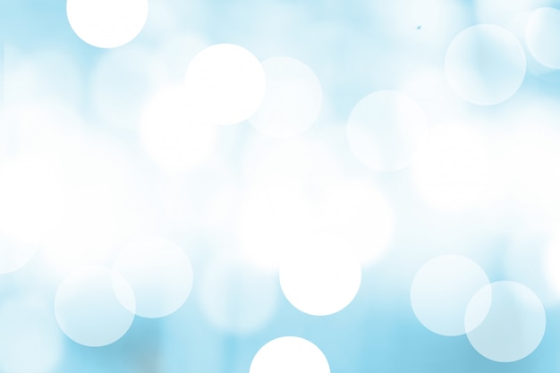 Onduidelijke lichtblauwe gradiënt bokeh abstracte achtergrond