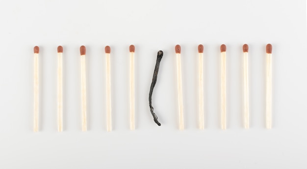 One Burned Match among Unburned Ones