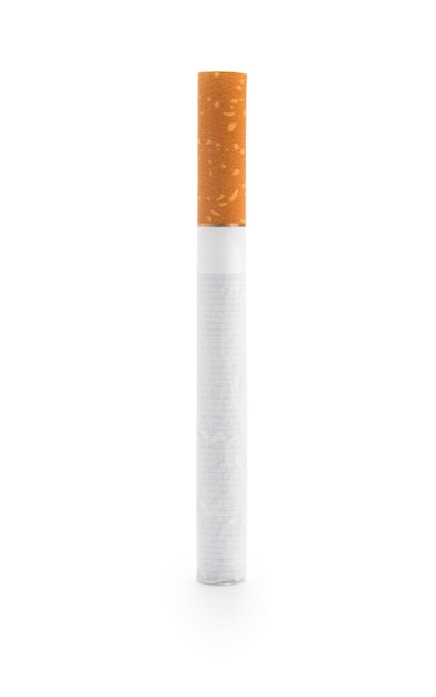 One Cigarette isolated on white background