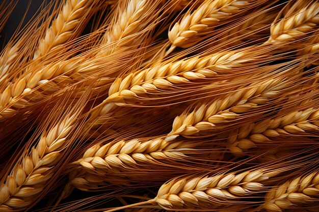 one close up image of some rye grains