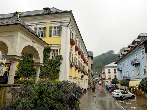 One of the flowery streets of Salzburg