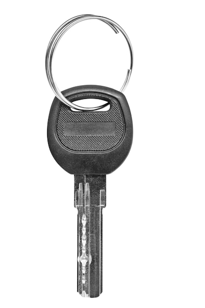 One key isolated on white background with clipping path