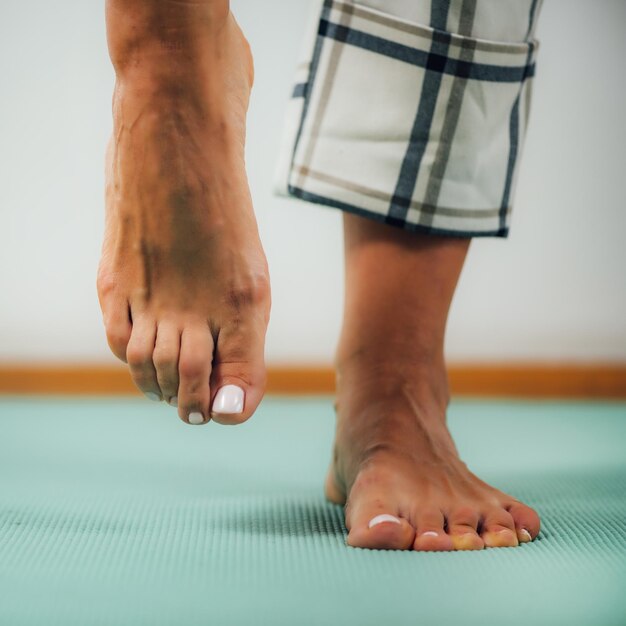 One leg stand static balance test