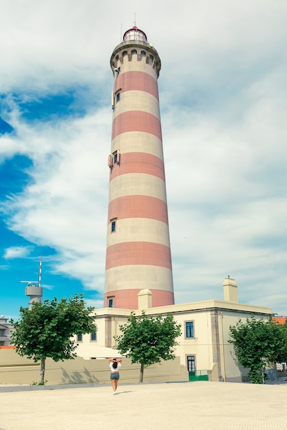 one of the main attractions of aveiro is the praia da barra