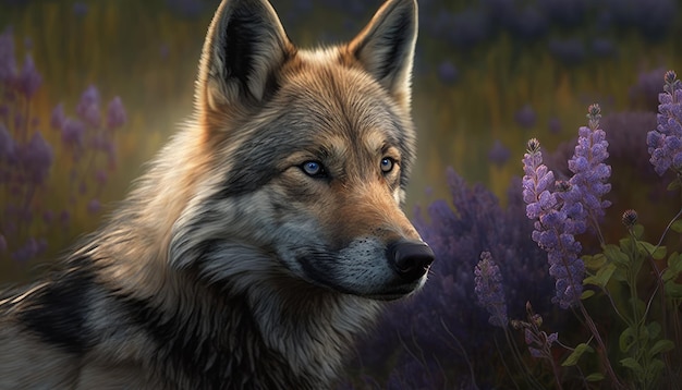 One of the most iconic LUPERS creatures wolf generative AI