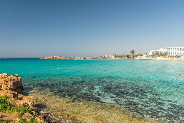 One of the most poplar beaches on the island of Cyprus is Nissi Beach