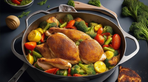 One Pan Wonder Chicken and Veggies Een heerlijk en gezond gerecht