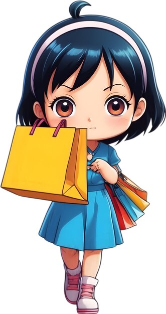 One Piece anime with shopping bag Anime merchandise shopping Shopping for One Piece Anime Luffy