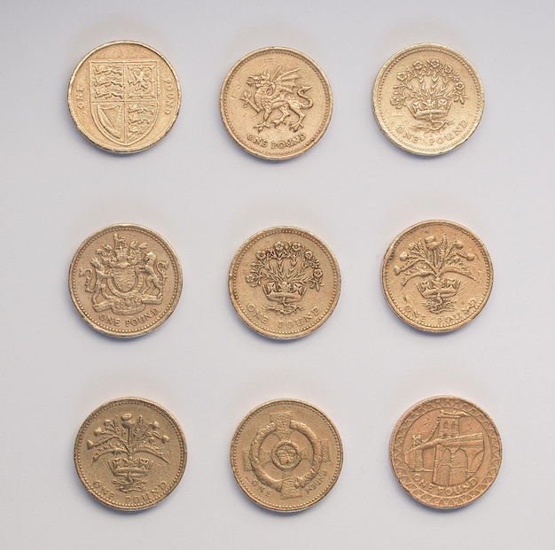 One Pound coins