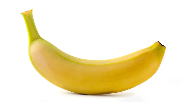 Photo one ripe little banana