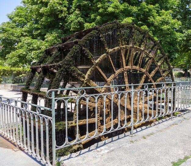 One of the several water weels in L'Isle-sur-la-Sorgue, France