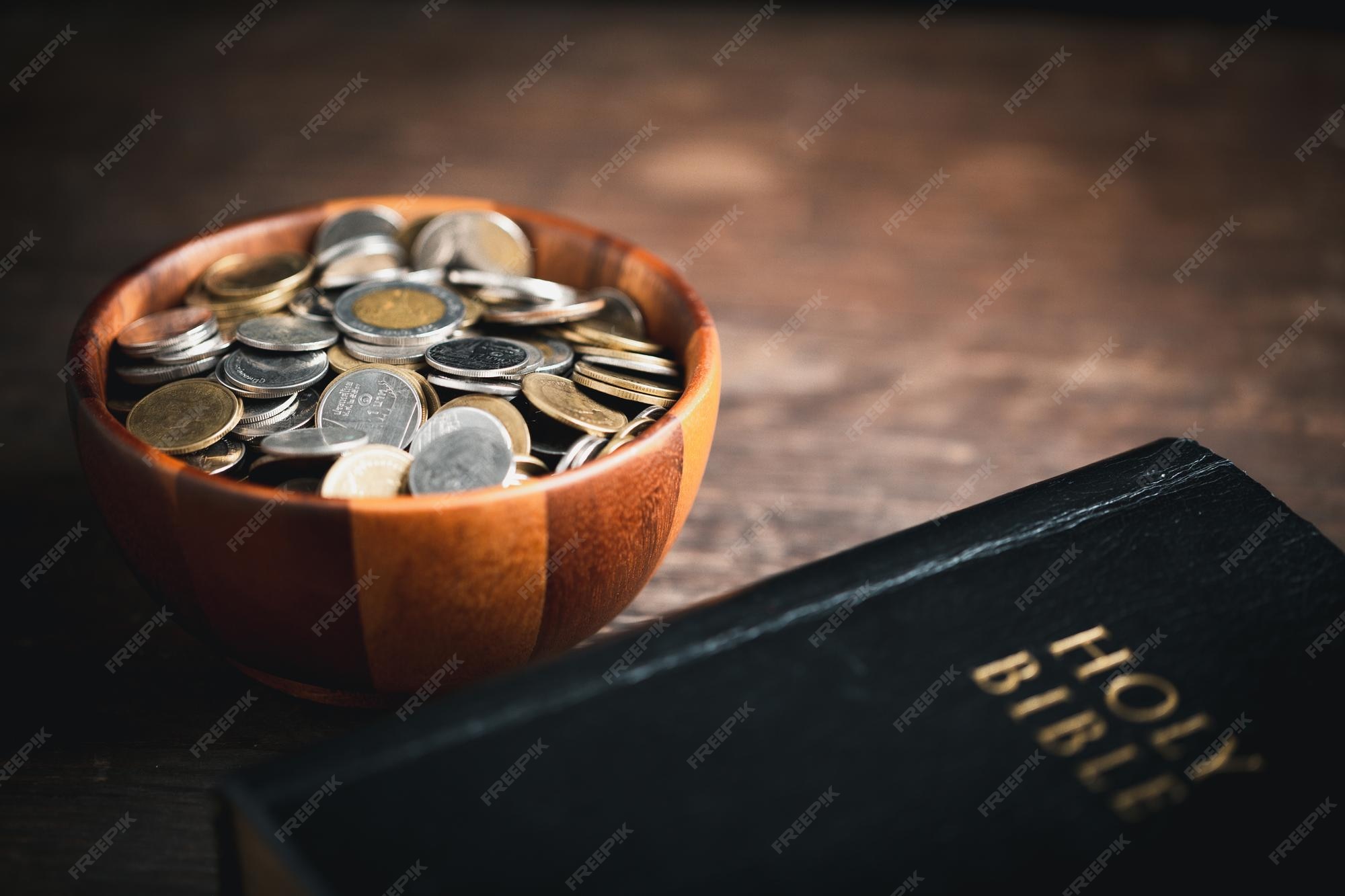 Premium Photo One tenth or tithe is basis on which bible teaches us Premium Photo One tenth or tithe is basis on which bible teaches us