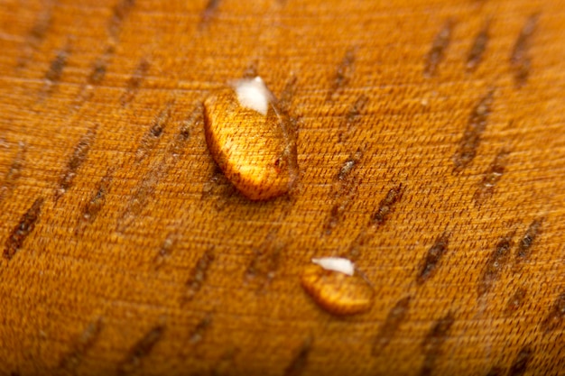 One water drop on a wooden surface Textured Backgrounds