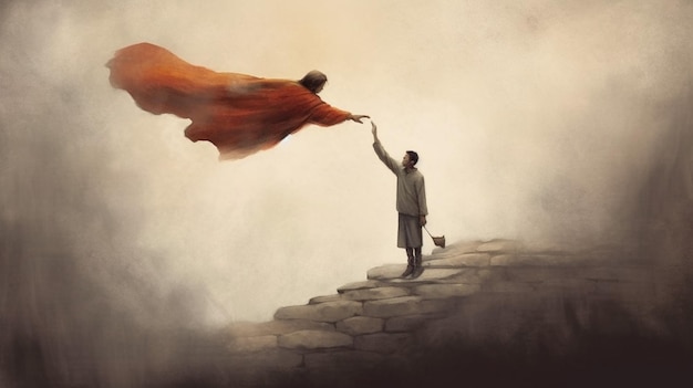 Premium AI Image | The one who offers support in tough times