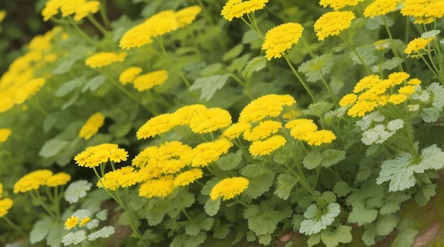 Ongekende schoonheid natuurlijke achtergrond met Tansy Maidenhair's unieke charme