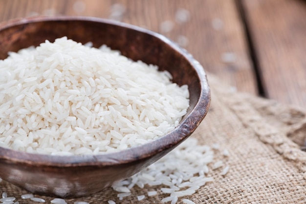 Ongekookte rijst