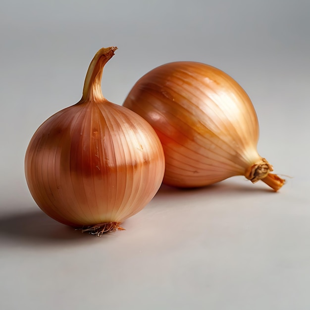 onion isolated on white background gnearated by AI