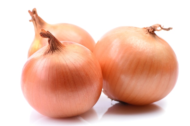 Onion isolated on white