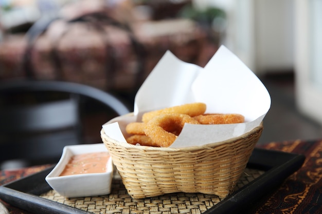 Onion rings italian food