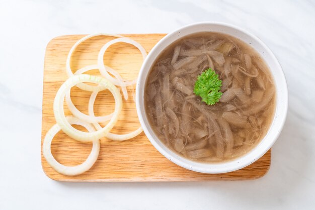 onion soup bowl