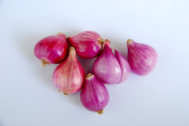 onion on white background