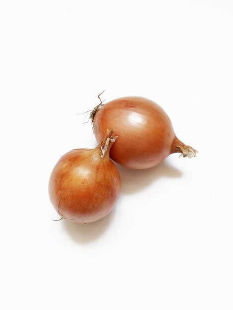 Onion on a white background