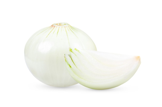 Onions isolated on white