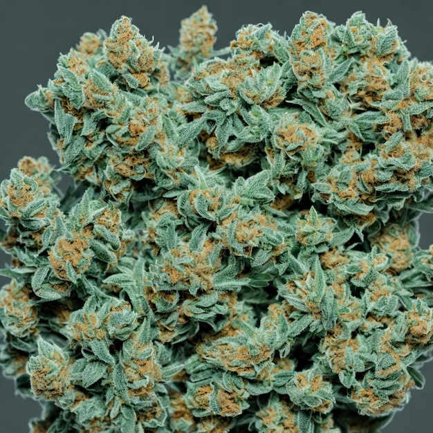 Onkruid, cannabis close-up weergave