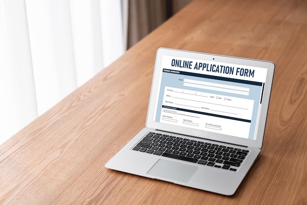 Online aanvraagformulier voor modische registratie