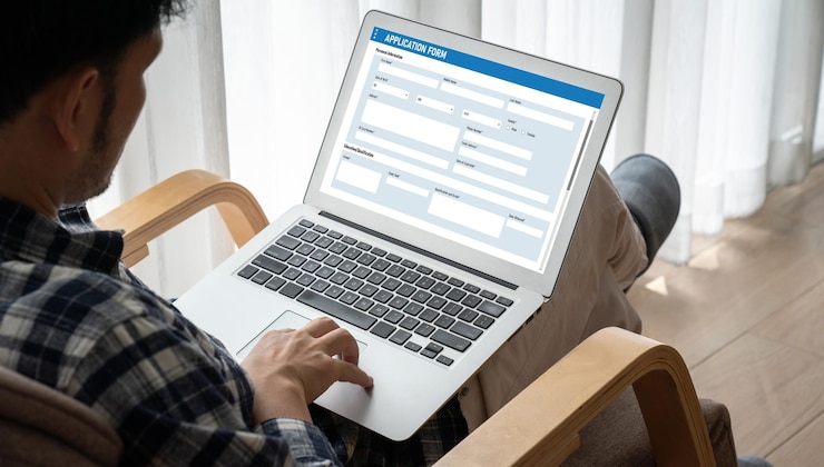 Photo online application form for modish registration