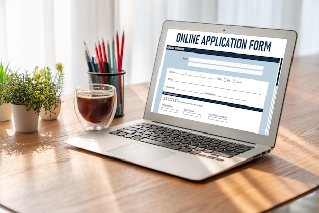 Photo online application form for modish registration